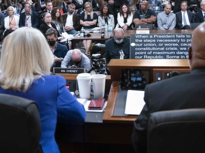 Cheney teleprompter January 6 (Alex Brandon / Associated Press)