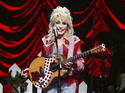 FILE - Dolly Parton performs at Austin City Limits Live during Blockchain Creative Labs' D