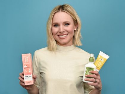 Kristen Bell At Alice Kitchen In LA For Hello Bello Launch Celebration at 1 Hotel on March 26, 2019 in West Hollywood, California. (Photo by Michael Kovac/Getty Images for Hello Bello)