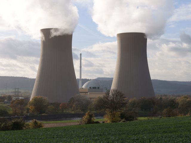 GROHNDE, GERMANY - NOVEMBER 08: Steam rises from cooling towers of the Grohnde Nuclear Power Plant on November 08, 2021 near Grohnde, Germany. The 1360 megawatt plant, which is operated by PreussenElektra, is scheduled to shut down at the end of this year. In all four nuclear power plants across …