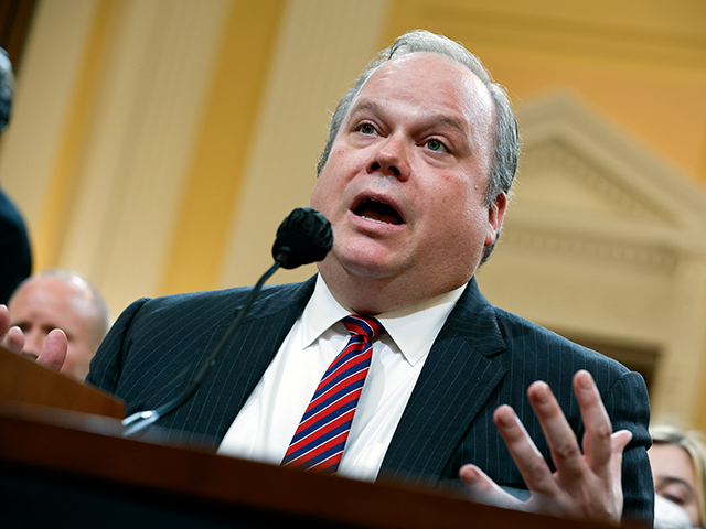 Chris Stirewalt, former Fox political editor, testifies during a hearing by the Select Com