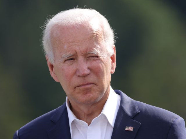 GARMISCH-PARTENKIRCHEN, GERMANY - JUNE 26: U.S. President Joe Biden listens to other G7 le