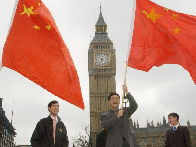 Supporters of the Chinese Government await the arrival of Prime Minister Wen Jiabao outside 10 Downing Street, London. Chinese Premier Wen Jiabao was officially welcomed to Britain today with a traditional guard of honour. The pomp and ceremony was laid on for the Chinese leader at the Foreign and Commonwealth …