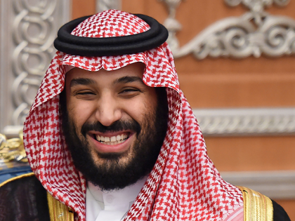 Saudi Crown Prince Mohammed bin Salman attends a meeting with Lebanon's Christian Maronite patriarch on November 14, 2017, in Riyadh. Saudi Arabia's King Salman hosted the head of the Lebanese Maronite church Beshara Rai, a historic first at a time when Riyadh is stepping up the pressure on Iran-backed Hezbollah. …