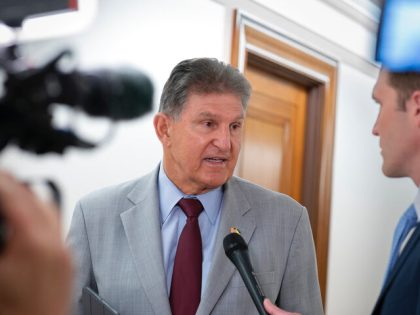 Sen. Joe Manchin, D-W.Va., arrives to chair the Senate Energy and Natural Resources Committee, at the Capitol in Washington, Tuesday, June 14, 2022. Manchin is one of the Democratic lawmakers working on the bipartisan Senate agreement on guns. (AP Photo/J. Scott Applewhite)