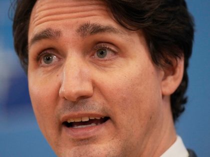 Canadian Prime Minister Justin Trudeau speaks during a media conference, after an extraordinary NATO summit and Group of Seven meeting, at NATO headquarters in Brussels, Thursday, March 24, 2022. As the war in Ukraine grinds into a second month, President Joe Biden and Western allies are gathering to chart a …