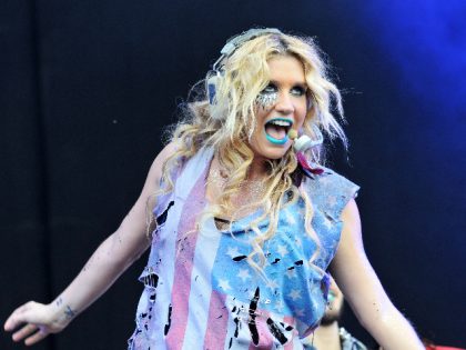 LONDON, UNITED KINGDOM - JULY 02: (US & UK NEWSPAPERS & MAGS ONLY) Ke$ha performs on the Main Stage during Day 2 of the Wireless Festival on July 2, 2011 in London, United Kingdom. (Photo by C Brandon/Redferns)
