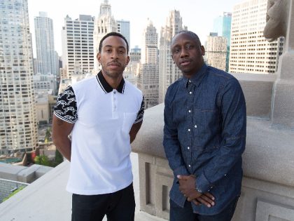 CHICAGO, IL - JULY 13: (L-R) Ludacris and Chaka Zulu attend Michigan Avenue Magazine Celeb
