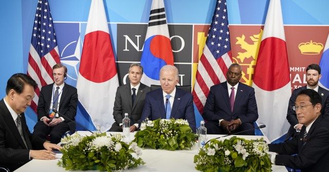 Conservative Japan, S. Korea Leaders Press Biden to Act on N. Korea