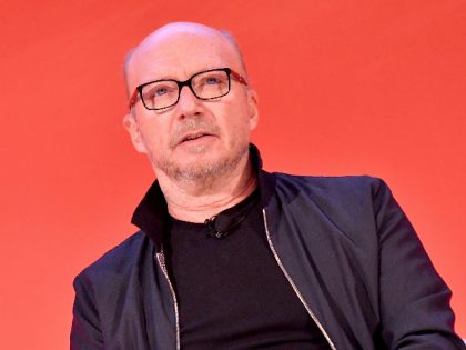 NEW YORK, NY - SEPTEMBER 26: Director Paul Haggis speaks onstage during the Paul Haggis & Friends panel at The Town Hall during 2016 Advertising Week New York on September 26, 2016 in New York City. (Photo by Slaven Vlasic/Getty Images for Advertising Week New York)