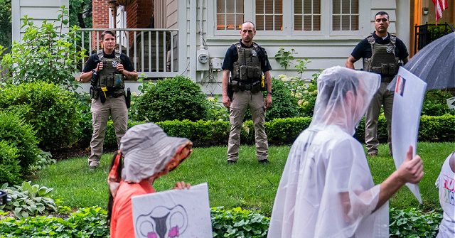 Protesters Still Outside Brett Kavanaugh's Home After Murder Threat