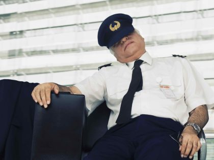 Sleeping pilot (Getty)