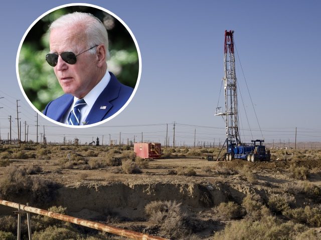 A drilling rig at the Midway-Sunset Oil Field near Derby Acres, California, U.S., on Friday, April 29, 2022. Oil is poised to eke out a fifth monthly advance after another tumultuous period of trading that saw prices whipsawed by the fallout of Russia's war in Ukraine and the resurgence of …