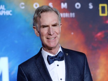WESTWOOD, CALIFORNIA - FEBRUARY 26: Science communicator Bill Nye arrives at National Geog