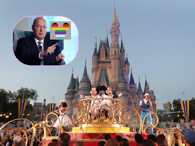 Disney chairman and CEO Bob Chapek. AP Photo/Charles Krupa; John Raoux//Instagram;disneypa