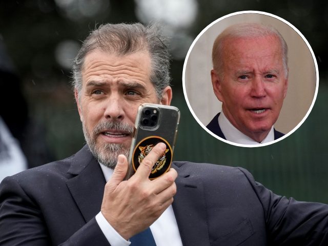 WASHINGTON, DC - APRIL 18: Hunter Biden, son of U.S. President Joe Biden, attends the Easter Egg Roll on the South Lawn of the White House on April 18, 2022 in Washington, DC. The Easter Egg Roll tradition returns this year after being cancelled in 2020 and 2021 due to …