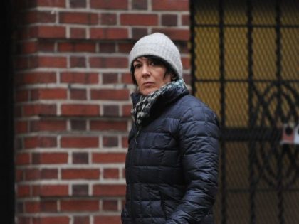 Ghislaine Maxwell outside her E. 65th St. Manhattan townhouse in 2015.