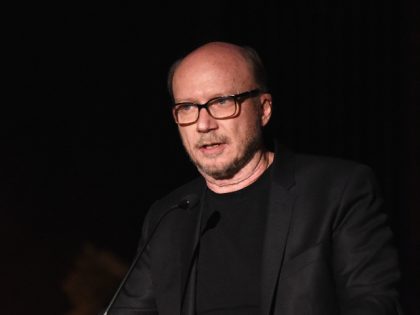 NEW YORK, NY - JANUARY 04: Director Paul Haggis speaks on stage during 2015 New York Film Critics Circle Awards at TAO Downtown on January 4, 2016 in New York City. (Photo by Jamie McCarthy/Getty Images)
