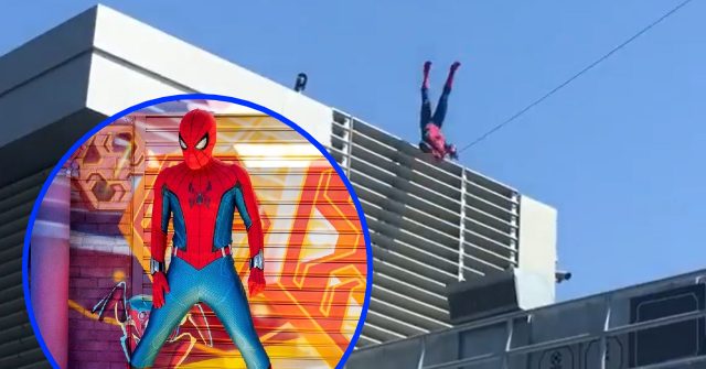 WATCH: Spider-Man’s robot wrecked at a show at Disney California