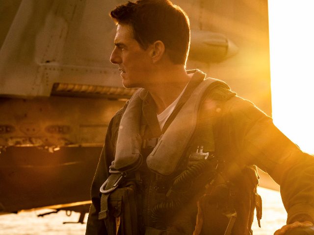 Tom Cruise stars in a scene from the movie "Top Gun: Maverick." The Catholic New