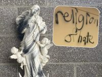 Watch―Washington State Church Vandalized: ‘Religion of Hate’