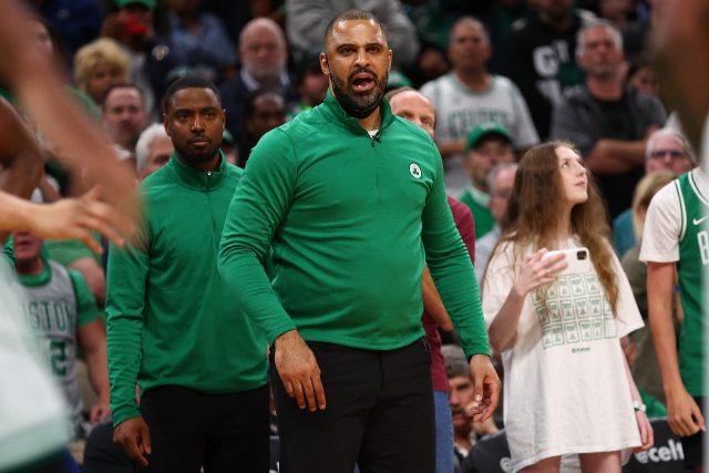 Boston head coach Ime Udoka challenged his Celtics players to learn from their NBA Finals