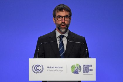 Canada's Environment Minister Steven Guilbeault, pictured here at a UN climate conference