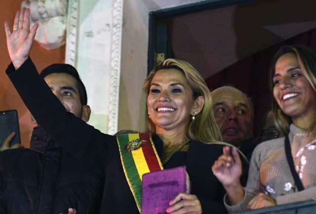 As caretaker president, Jeanine Anez had vowed to 'pacify' Bolivia after weeks of protest