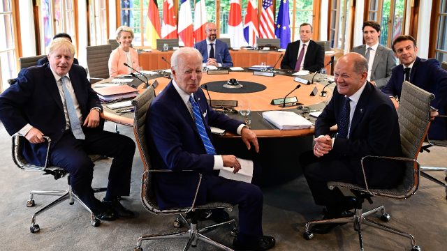 G7 leaders got a laugh out of recalling Vladimir Putin's infamous 2018 bare-chested horse