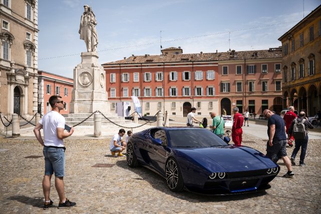 Industry types and fans flock to Modena to talk business and admire the spectacular cars a