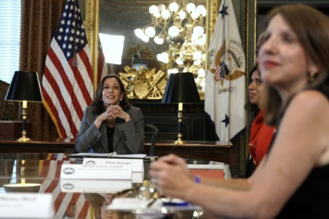 Kamala Harris talks Roe v. Wade reversal impacts with law, privacy, tech experts