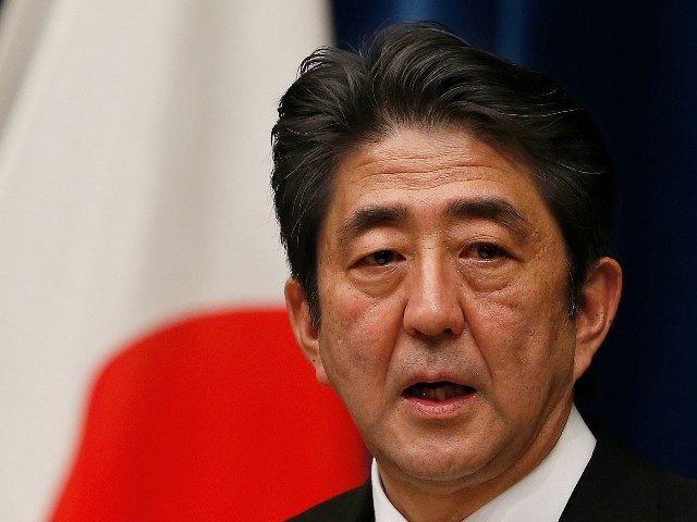 Then Japan's new Prime Minister Shinzo Abe speaks during his first press conference at the prime minister's official residence in Tokyo Wednesday, Dec. 26, 2012. Former Japanese Prime Minister Abe, a divisive arch-conservative and one of his nation's most powerful and influential figures, has died after being shot during a …