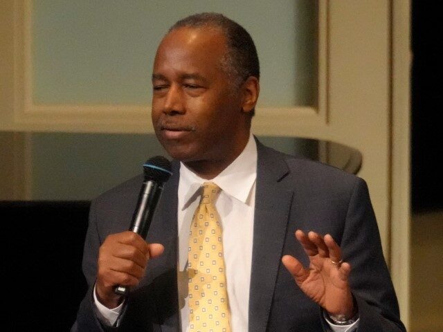 Dr. Ben Carson speaks to graduates of Ben Lippen School, a Christian school in Columbia, S.C., on Friday, May 27, 2022. The visit, the second this month for the 2016 presidential hopeful and Trump administration Housing and Urban Development secretary, comes as many Republicans travel to South Carolina to test …