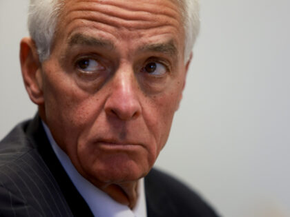 Democratic gubernatorial candidate Rep. Charlie Crist (D-FL) attends a round table discuss