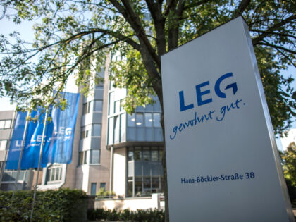 The headquarters of real estate company LEG Immobilien AG in Duesseldorf, Germany, 21 Sept