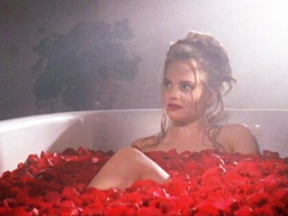The movie "American Beauty", directed by Sam Mendes and written by Alan Ball. Seen here fr