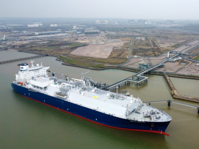 The Gaslog Gibraltar Liquid Natural Gas (LNG) tanker docked at Grain LNG importation terminal, operated by National Grid Plc, on the Isle of Grain near Rochester, U.K., on Wednesday, March 30, 2022. Net imports of LNG into northwest Europe in March are near record-high levels seen in January, easing some …