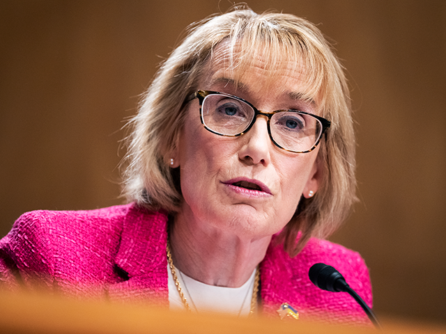 Sen. Maggie Hassan, D-N.H., speaks during testimony by military personnel and family who w