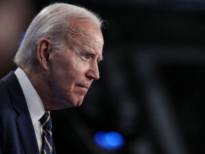 US president Joe Biden during a news conference following the final day of the North Atlan