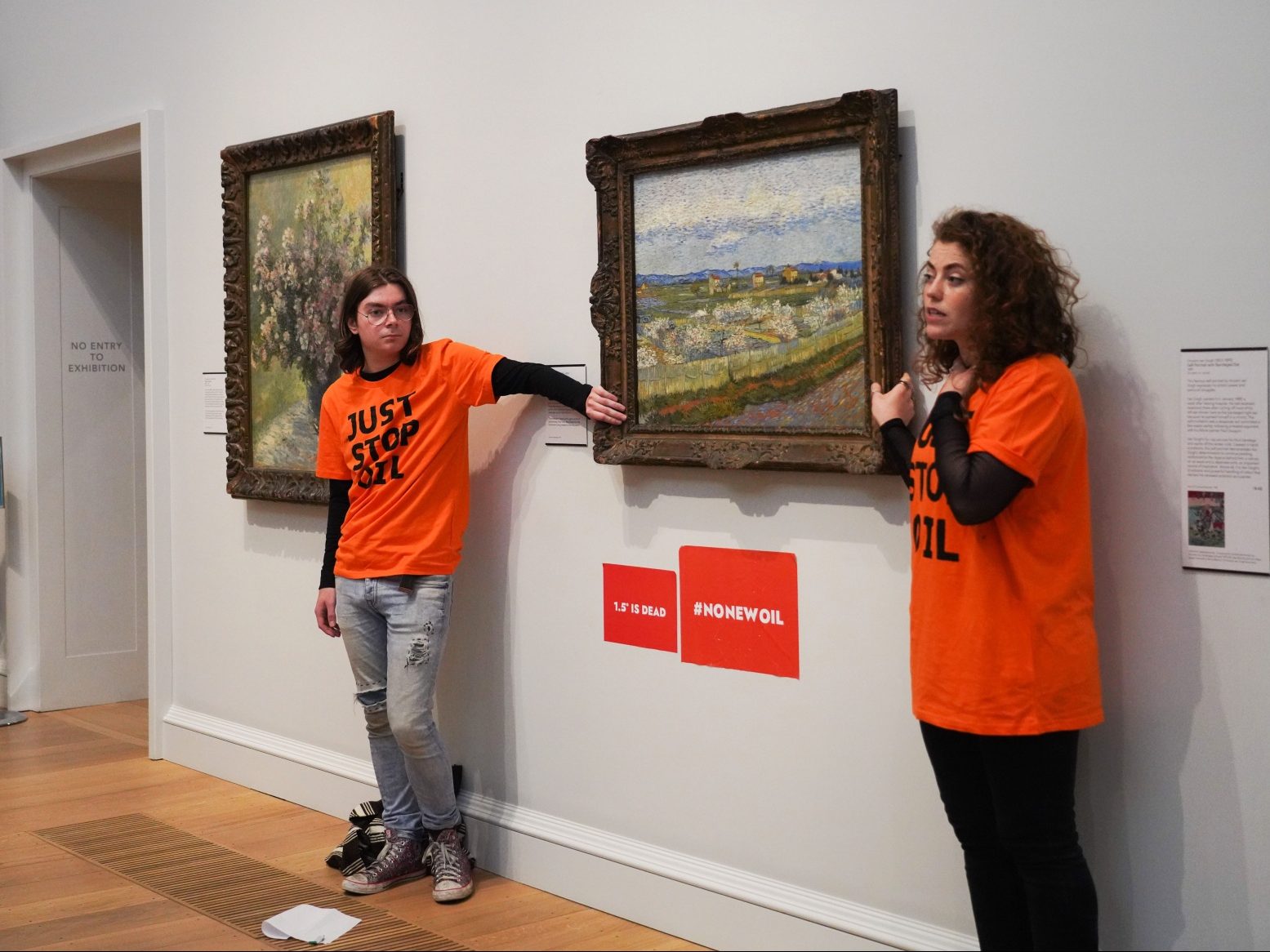 Just Stop Oil Paintings: Climate Activists Glue Themselves to Van Gogh - Vimarsana News
