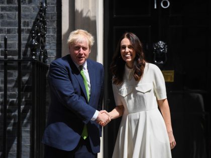 Boris Johnson, UK's prime minister, left, and Jacinda Ardern, New Zealand's prime minister, ahead of their bilateral meeting at 10 Downing Street in London, UK, on Friday, July 1, 2022. Johnsons deputy chief whip has resigned from his position as a government enforcer due to an incident involving excessive drinking, …