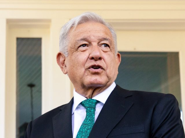 US Vice President Kamala Harris meets with Andres Manuel Lopez Obrador, Mexico's president, at the Vice President's residence in Washington, D.C., US, on Tuesday, July 12, 2022. The visit is the Mexican president's second to Washington and comes about a month after Lopez Obrador snubbed an invitation to a regional …