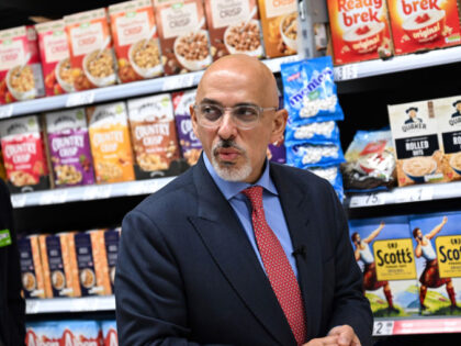 LONDON, ENGLAND - JULY 14: UK Chancellor of the Exchequer, Nadhim Zahawi (R) reacts as ge