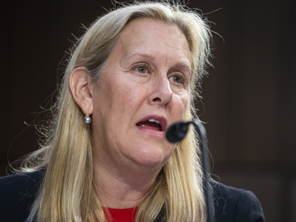 Nancy Rotering, mayor of Highland Park, testifies during a Senate Judiciary Committee hearing in Washington, D.C., US, on Wednesday, July 20, 2022. Democrats are pushing to limit access to assault weapons on two fronts today amid unrelenting mass shootings, which party leaders say now claim the lives of almost a …