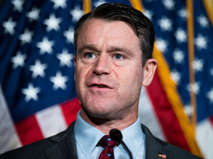 UNITED STATES - JULY 27: Sen. Todd Young, R-Ind., conducts a news conference in the U.S. Capitol after the Senate passed the CHIPS and Science Act of 2022 on Wednesday, July 27, 2022. (Tom Williams/CQ-Roll Call, Inc via Getty Images)
