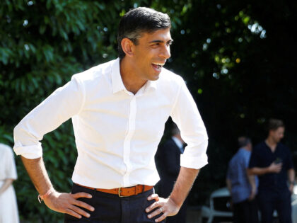 Rishi Sunak, candidate to become Britain's next prime minister and Conservative party leader, attends a campaign event in Tunbridge Wells, Kent, on July 29, 2022. - The Conservative leadership election result will be announced on September 5. (Photo by PETER NICHOLLS / POOL / AFP) (Photo by PETER NICHOLLS/POOL/AFP via …