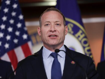 WASHINGTON, DC - APRIL 06: U.S. Rep. Josh Gottheimer (D-NJ) speaks on Iran negotiations at a news conference on Capitol Hill, April 06, 2022 in Washington, DC. Gottheimer said the Biden Administration should not remove sanctions until they are certain Iran is no longer developing nuclear weapons and threatening regional …