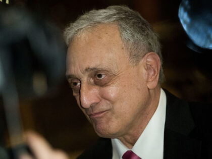 NEW YORK, NY - DECEMBER 5: Carl Paladino, former New York gubernatorial candidate, speaks to reporters in the lobby at Trump Tower, December 5, 2016 in New York City. President-elect Donald Trump and his transition team are in the process of filling cabinet and other high level positions for the …