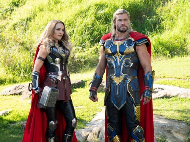 Co-writer and director Taika Waititi's Thor: Love and Thunder waits until the last half hour to show off his woke cards, which is fine.  You can't ruin an already bad movie.