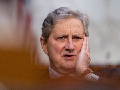 Senator John Kennedy, a Republican from Louisiana, speaks during a Senate Judiciary Committee confirmation hearing for Ketanji Brown Jackson, associate justice of the U.S. Supreme Court nominee for U.S. President Joe Biden, in Washington, D.C., U.S., on Wednesday, March 23, 2022. Jackson held her own against a barrage of Republican …